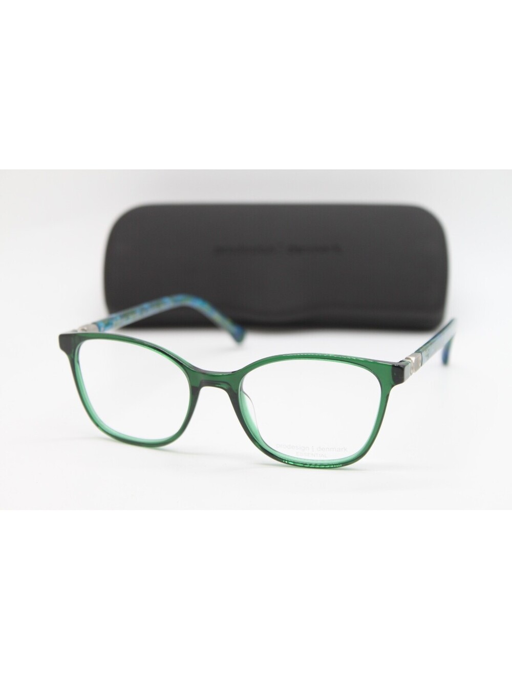 NEW PRODESIGN DENMARK CLEO 1 C. 9525 GREEN BLUE AUTHENTIC EYEGLASSES WCASE 50-17
